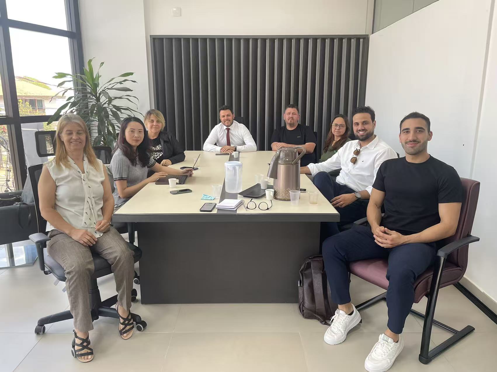 Business visitors in a meeting during an Inside China business visit