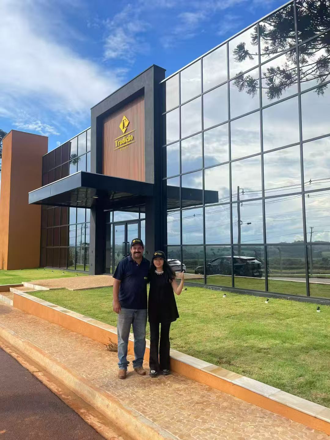 Company visit exterior in China